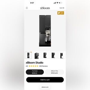 NIB xBloom Studio Coffee Machine